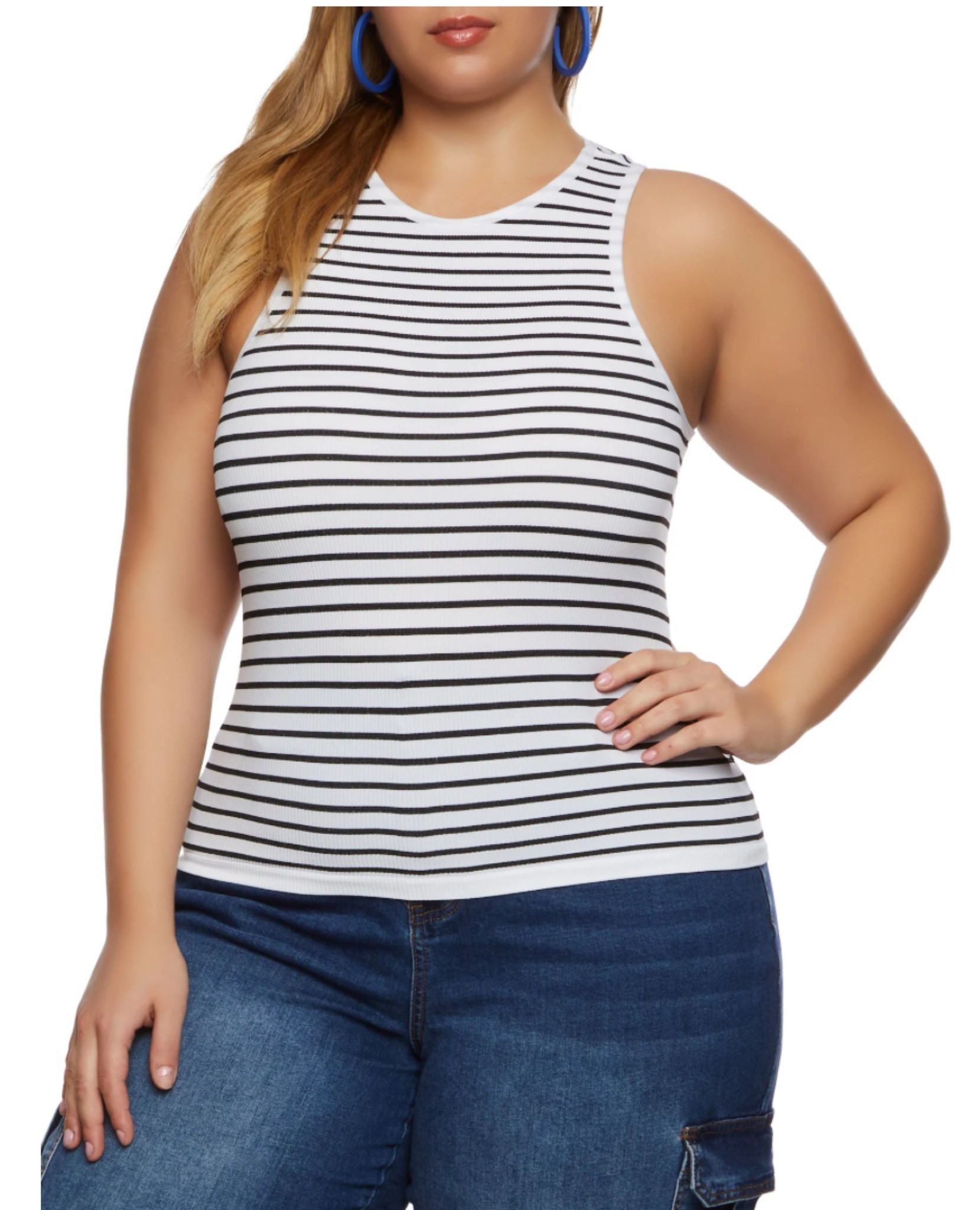 Loving this tank top to pair with this summers wide leg trousers! It’s available in a multitude of colors, super comfortable and perfect for layering! 

#LTKFindsUnder50 #LTKPlusSize #LTKMidsize