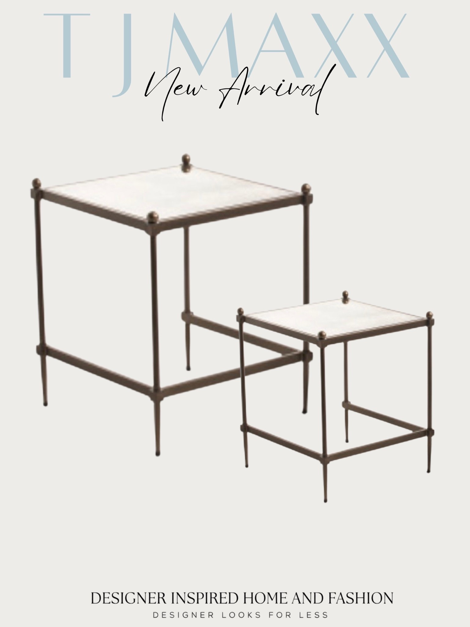 New arrival side tables! Loving these!

#LTKHome