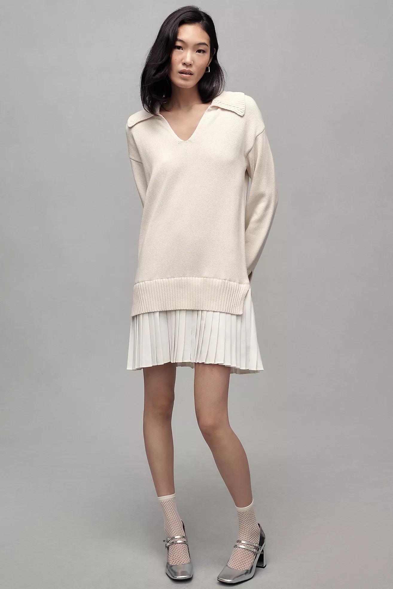 English Factory Twofer Sweater Dress | Anthropologie (US)