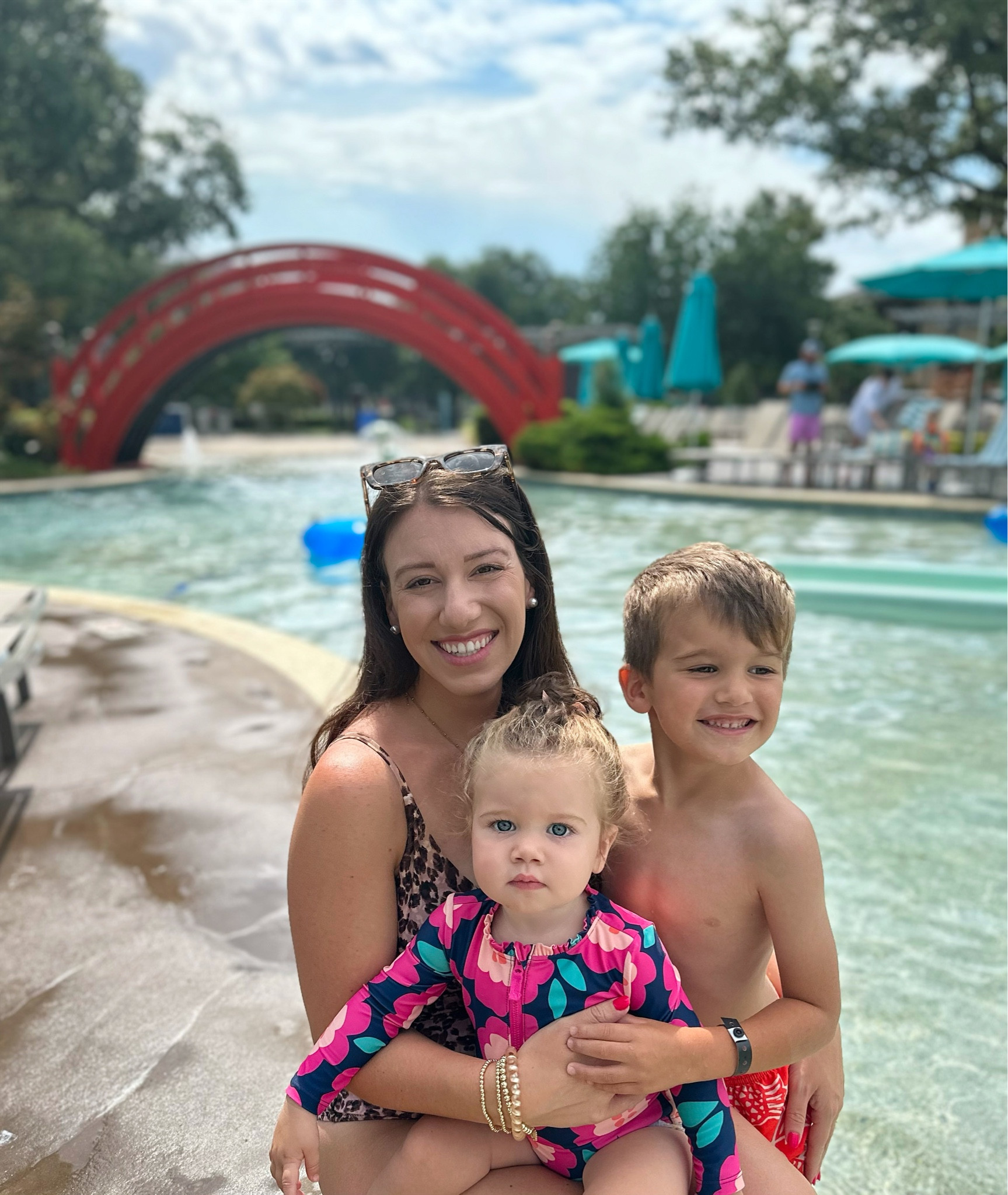 Our time at JadeWaters! Hilton Anatole in Dallas. Swimsuit is a M, sunglasses are my fav. 

#LTKFamily #LTKKids #LTKSwim