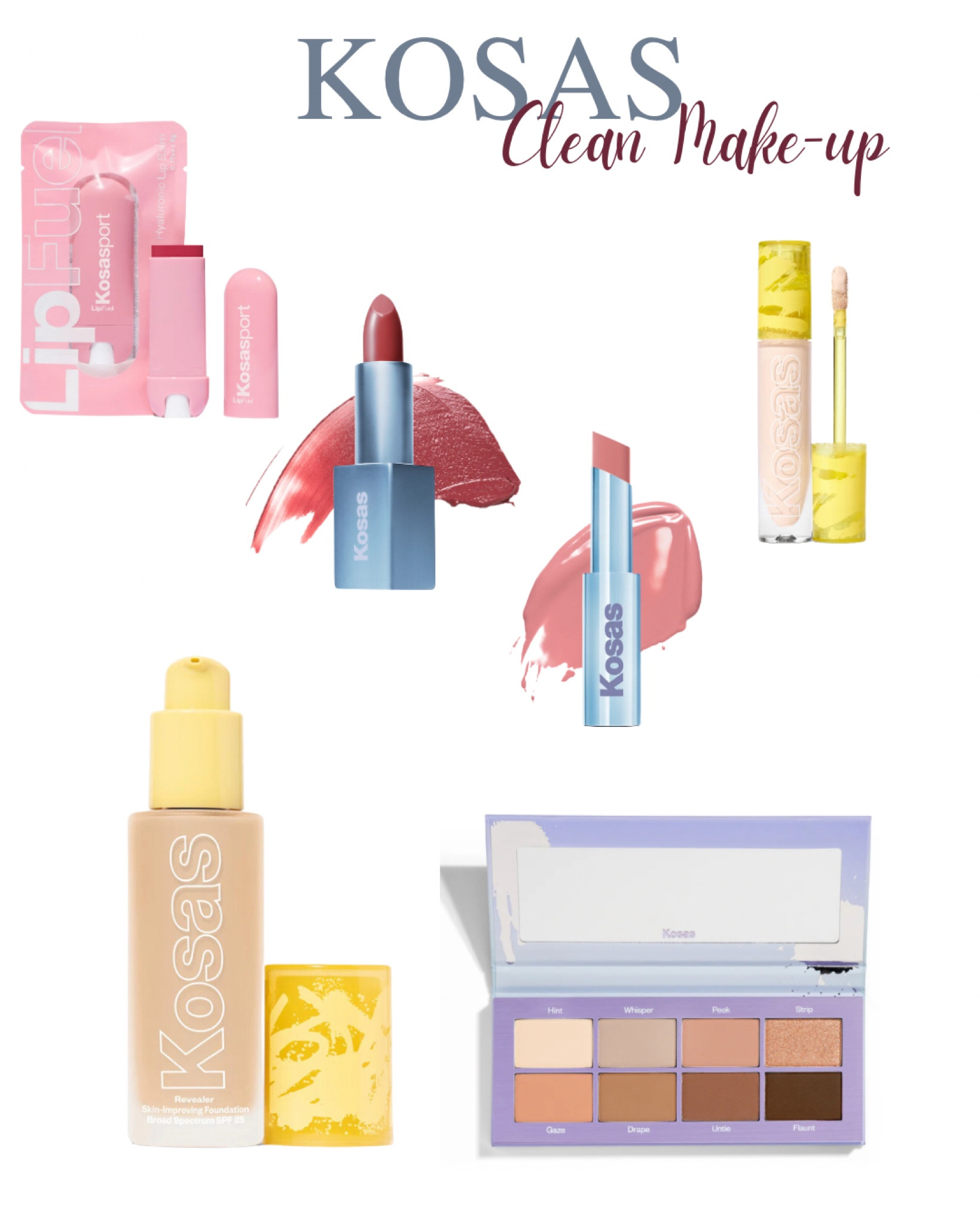 Kosas - one of my favorite clean make-up brands is having a 20% off sale 🙌🏼

Color: 
Lipstick: Daydream
Lip Shine: Malibu
Lip balm: Rush

#LTKbeauty #LTKsalealert