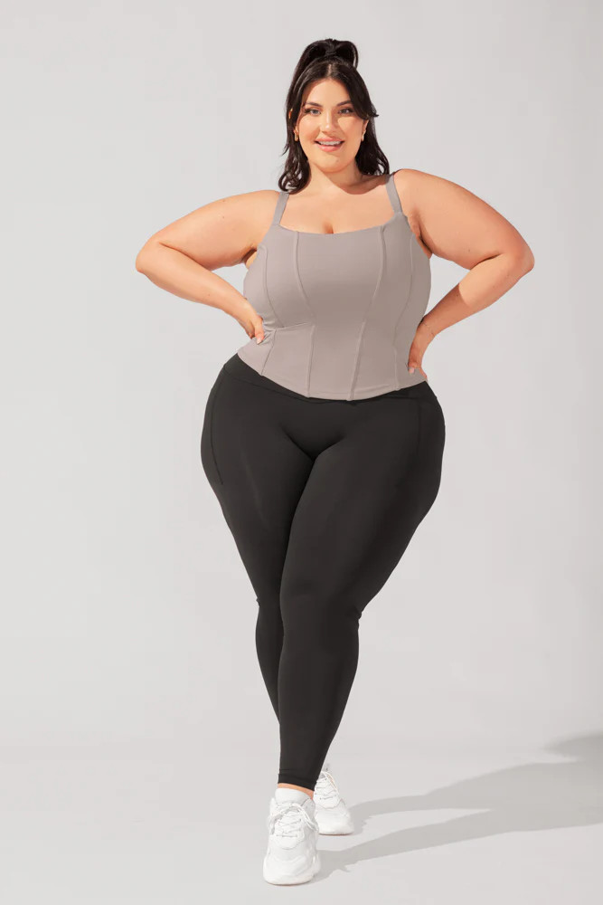 Corset Cami - Smoky Taupe | POPFLEX