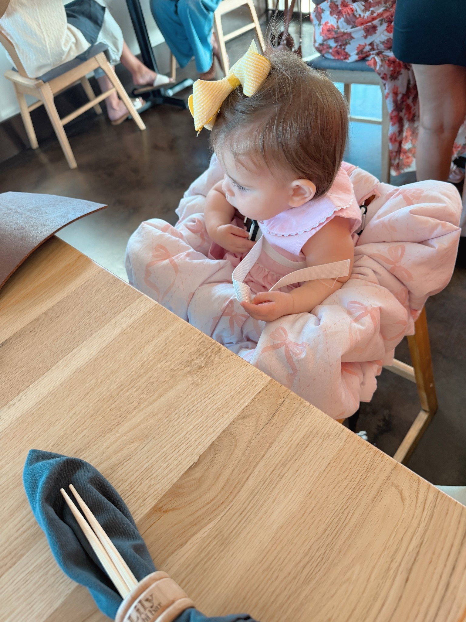 Month of March, number one best seller - this pink bows grocery cart/high chair seat cover! We use it ALL THE TIME! 

#LTKmomlife #LTKBaby #LTKKids