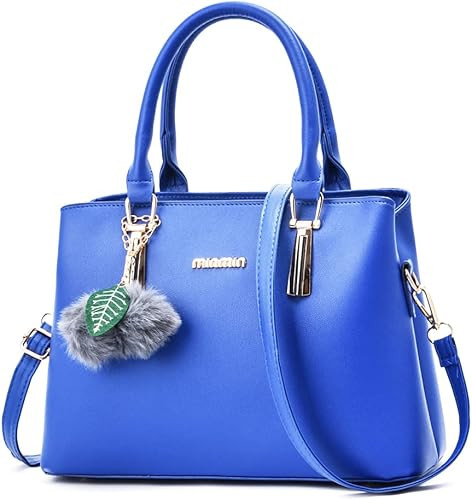 Dreubea Women's Leather Handbag Tote Shoulder Bag Crossbody Purse | Amazon (US)
