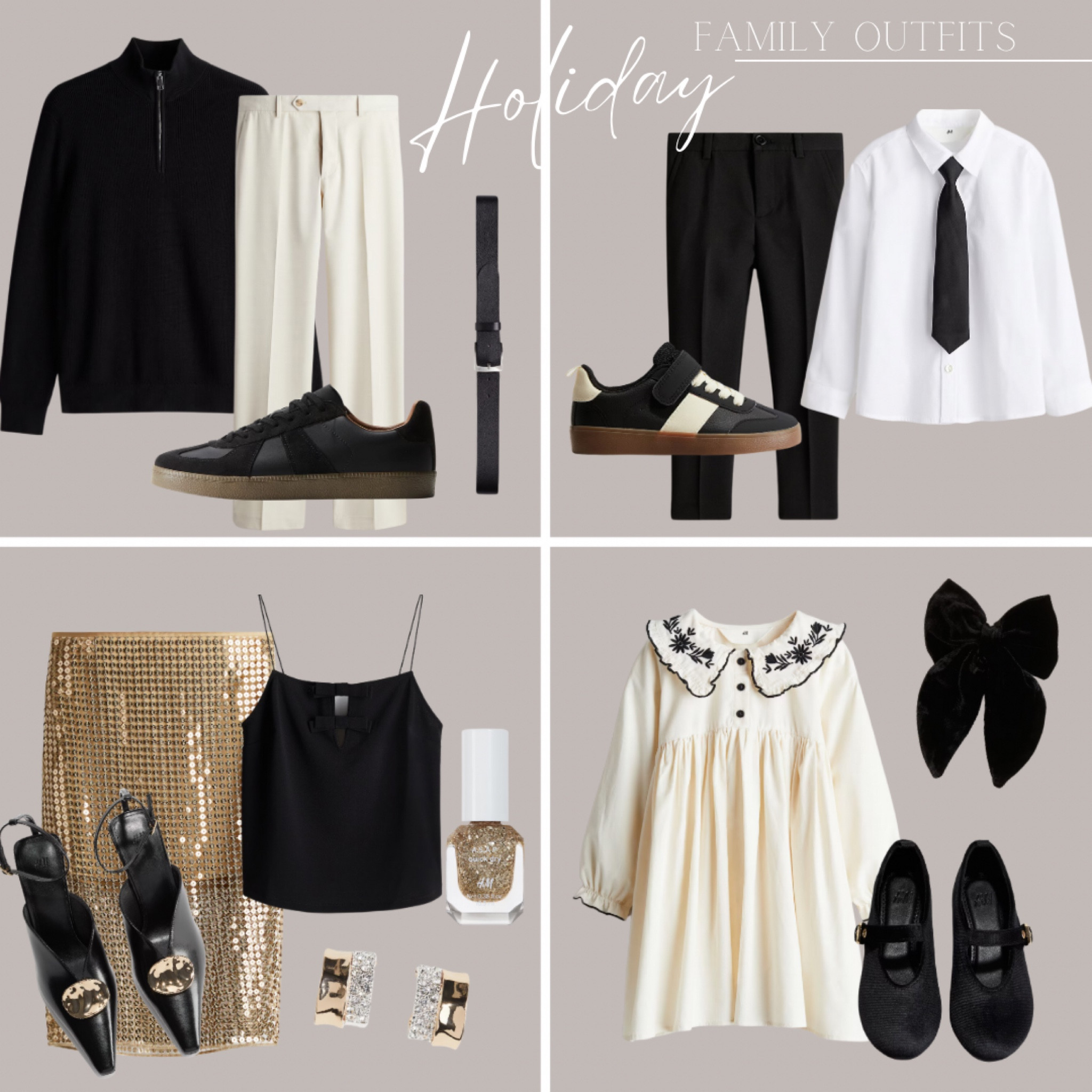 Holiday Family outfits! 🖤✨


Holiday outfits, family outfits, Christmas, family photos 

#LTKFamily #LTKHoliday #LTKSeasonal