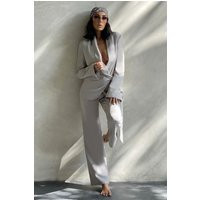 In Form | Grey Wide Leg Trousers | Club L London