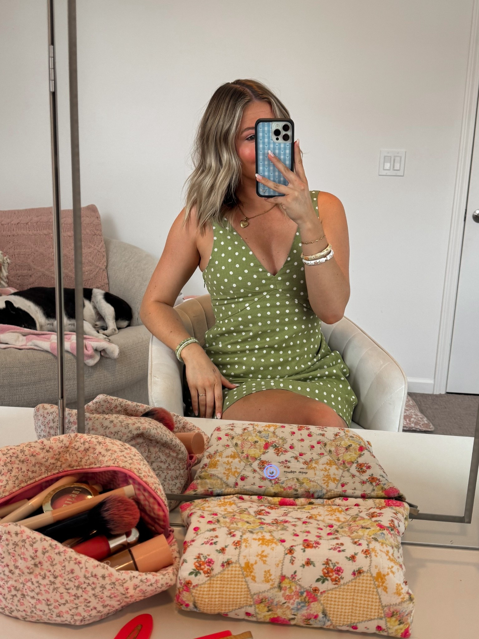 I am loving polka dots this spring and this green dress is so perfect 🤍

#LTKFindsUnder50 #LTKStyleTip #LTKSaleAlert