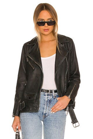 ALLSAINTS Billie Biker Jacket in Black from Revolve.com | Revolve Clothing (Global)