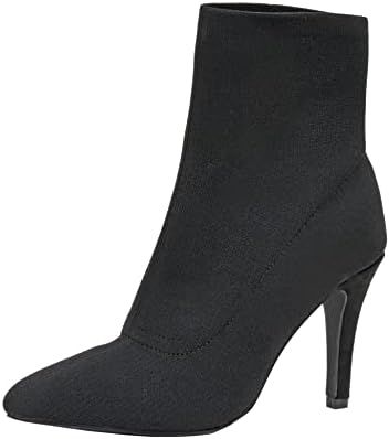 CUSHIONAIRE Women's Gipsee Stretch Knit Heel +Memory Foam, Black 6.5 | Amazon (US)
