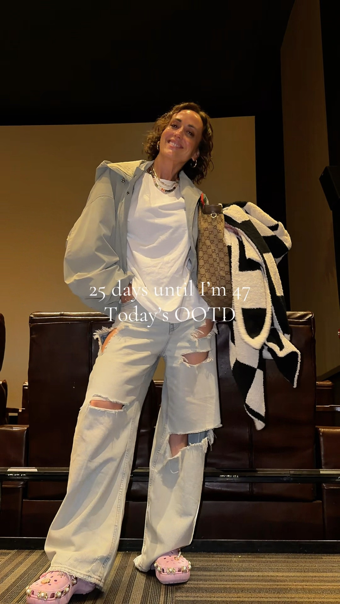 Countdown to 47 and thought it would just be fun to share a realistic countdown of what I wore every day for real life…. 6 hr round trip summer camp drop off, errands, and movie date with the Mr on a gloomy rainy day with this cutie Zara rain jacket.

#LTKdayinmylife #LTKgrwm #LTKootd
