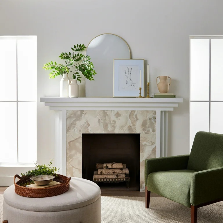 Better Homes & Garden 5.3" Decorative Gold Cast Iron Taper Candle Holder, Medium | Walmart (US)