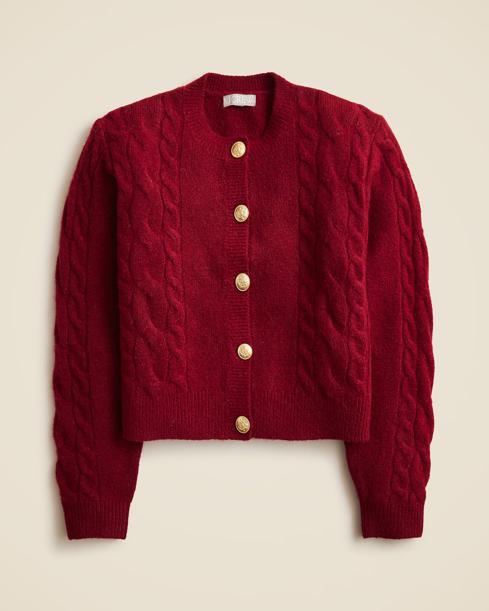 Cable-knit cardigan sweater | J. Crew US