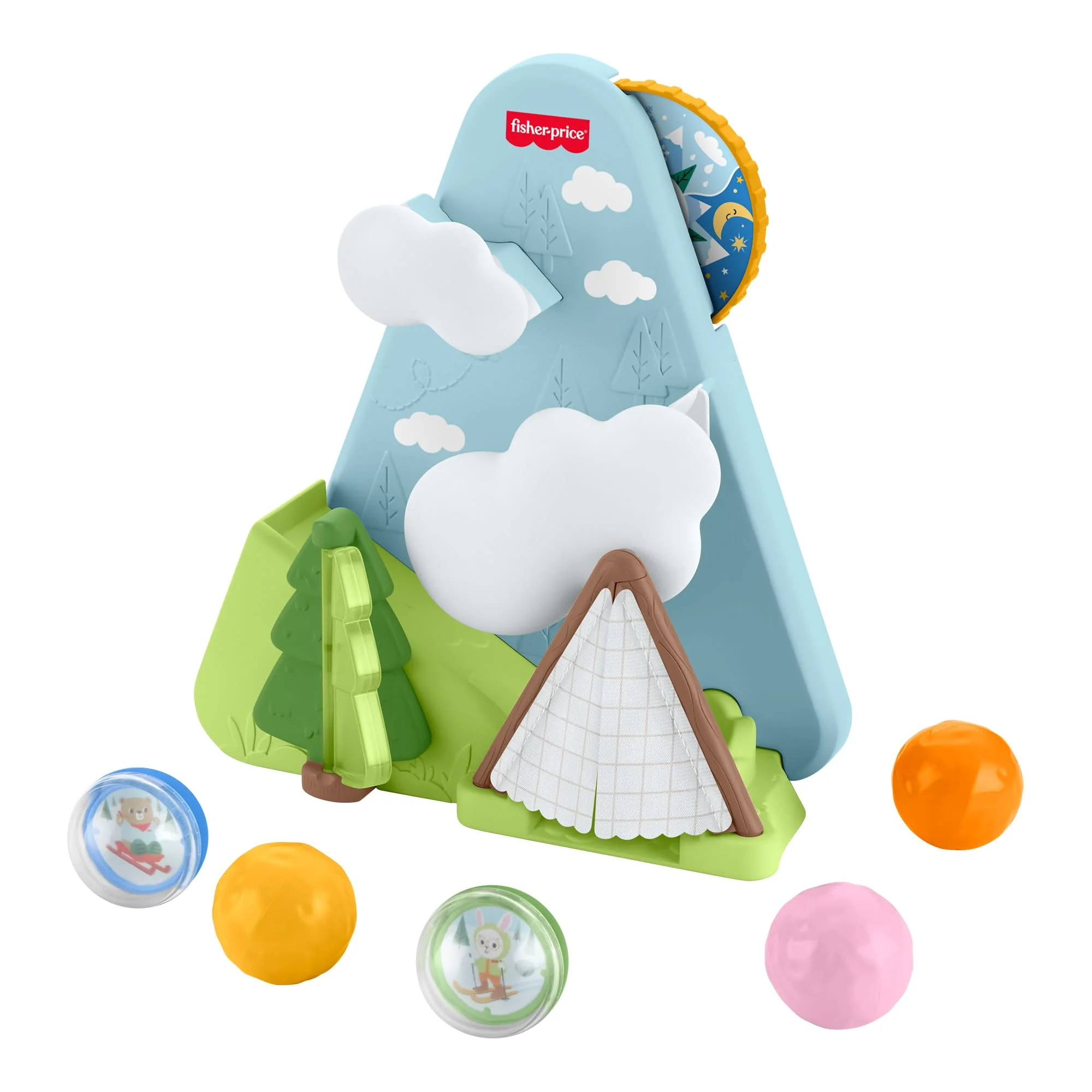 Fisher-Price Friendship Forest Ball Drop Mountain Developmental Activity Crawl Toy for Baby | Walmart (US)