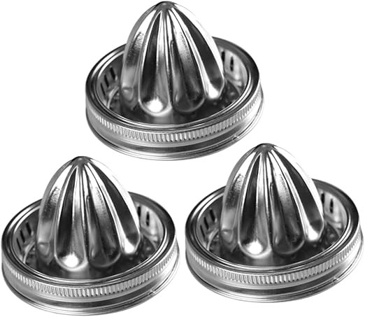 3Pcs Manual Citrus Juicer Cover for Jar Portable Juicer Lid Accessory for Fresh Juice Making Mult... | Amazon (US)