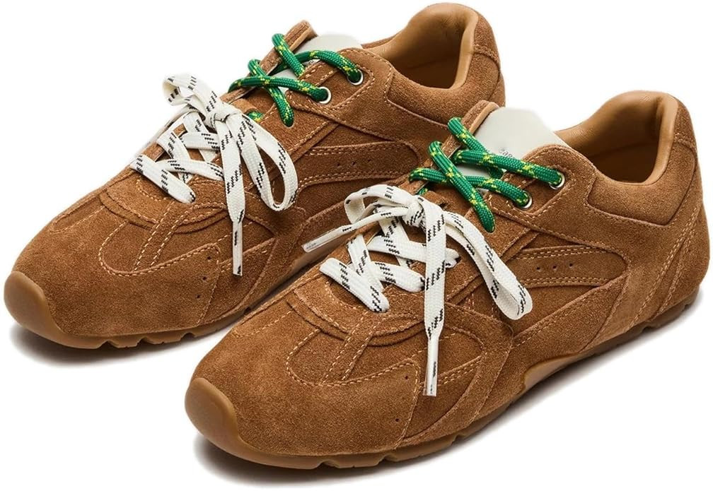 Sneakers for Women Fashion Shoes Suede Casual Work School Prom Campus Cute | Amazon (US)