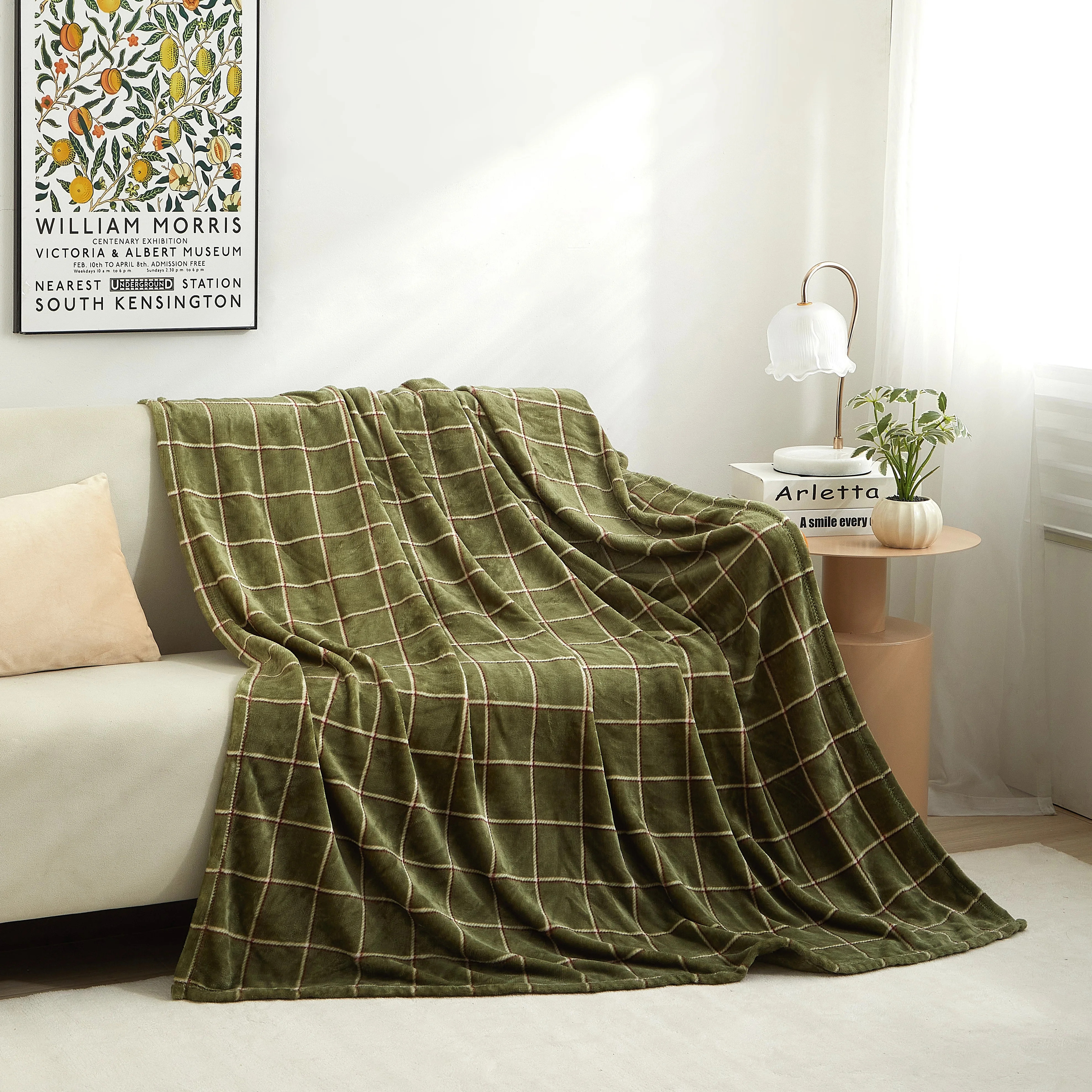 Mainstays Cozy Blue Dogs Plush Throw Blanket 50" x 60" All Ages | Walmart (US)