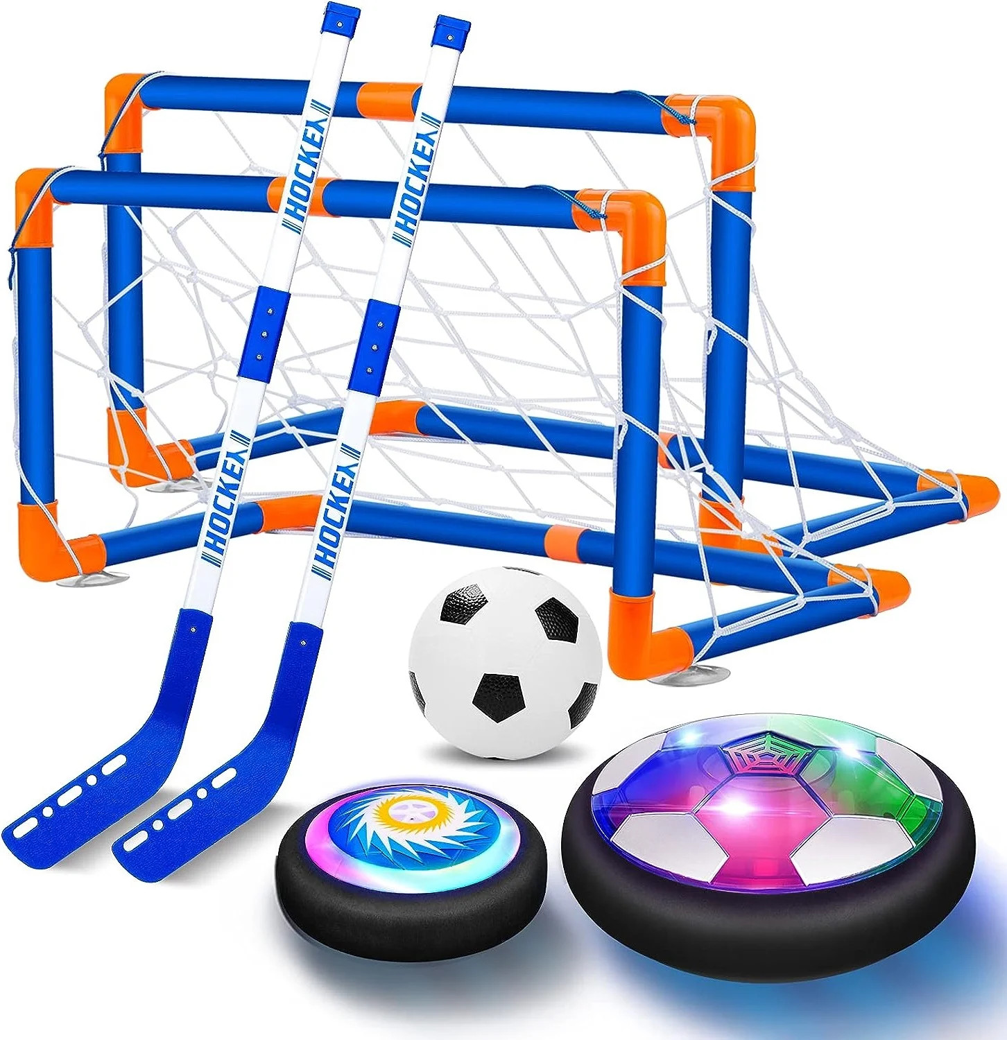 Kid Odyssey Hover Soccer Ball, 3-in-1 Hover Hockey Ball Kids Toys Set, Indoor and Outdoor Sports ... | Walmart (US)