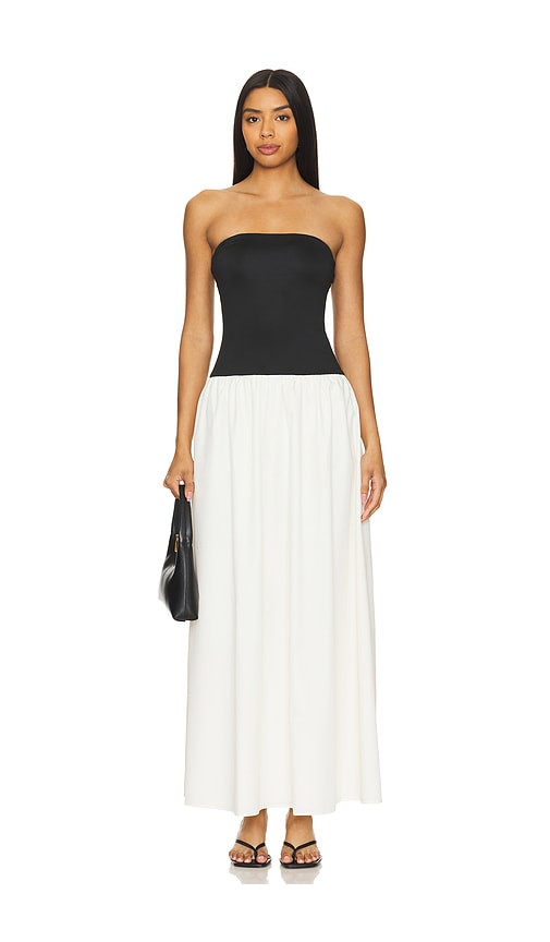 ALL THE WAYS Vega Maxi Dress in Black,White. - size M | Revolve Clothing (Global)