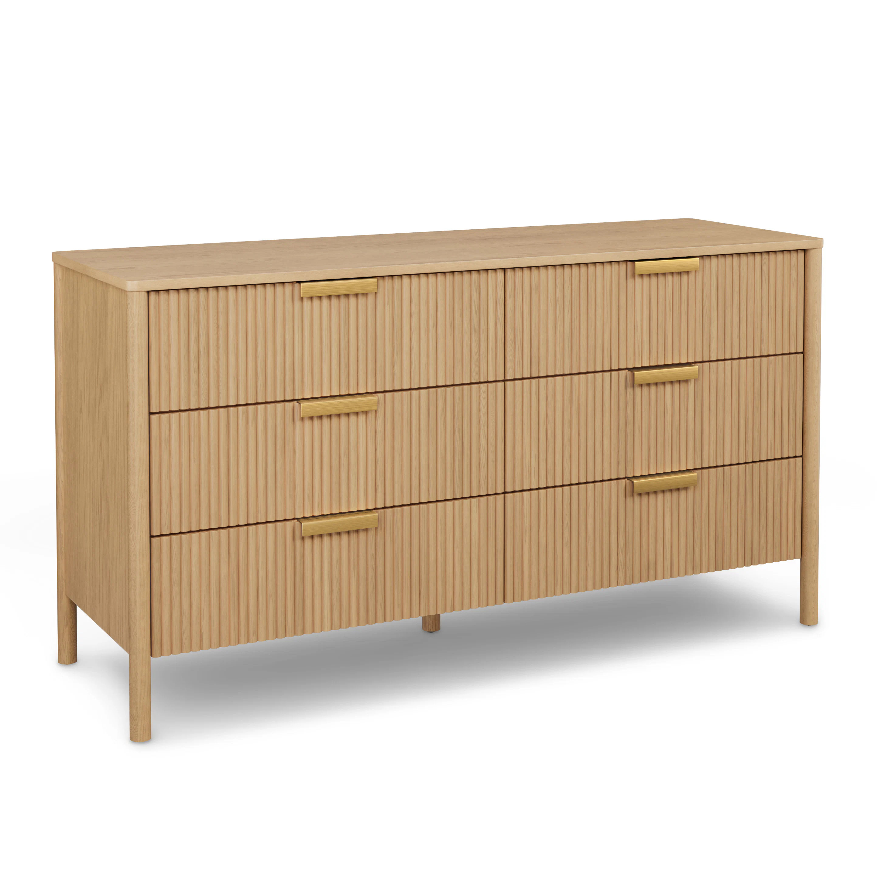 Liv 6-Drawer Double Dresser - White Oak | Article