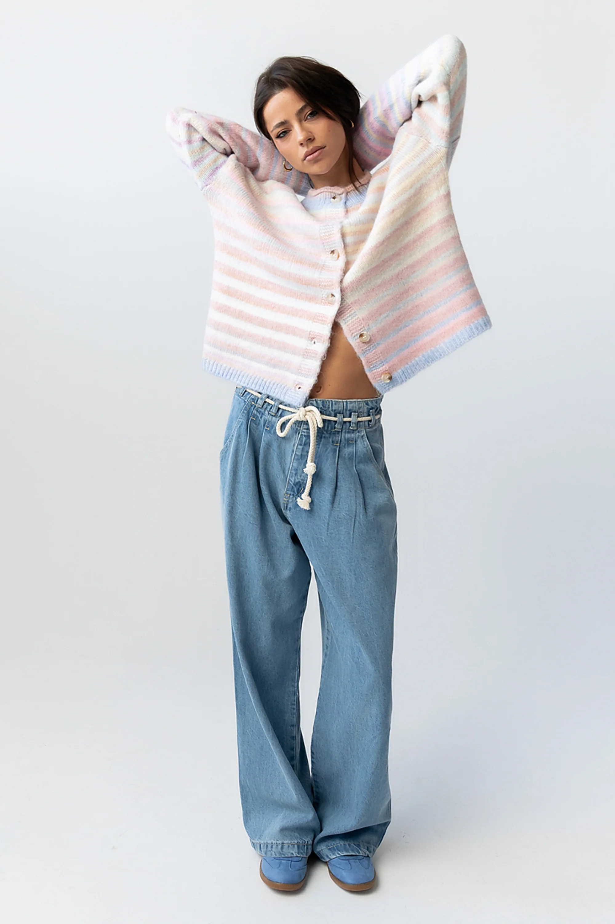 Emmy Knit Cardigan in Pink | Böhme US