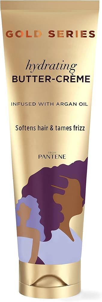 PANTENE Gold Series, Butter Crème Hair Treatment, Sulfate Free, with Argan Oil, Intense Hydratin... | Amazon (US)