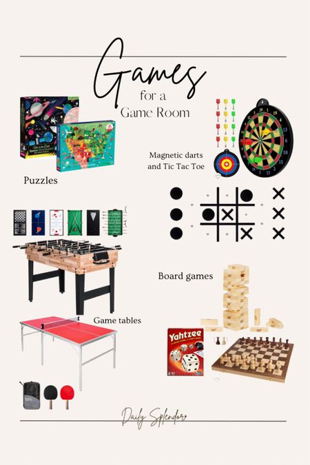 Games for the family! 



Board game, game tables, chess set, magnetic tic tac toe, puzzles, family games 

#LTKhome #LTKfamily #LTKBacktoSchool