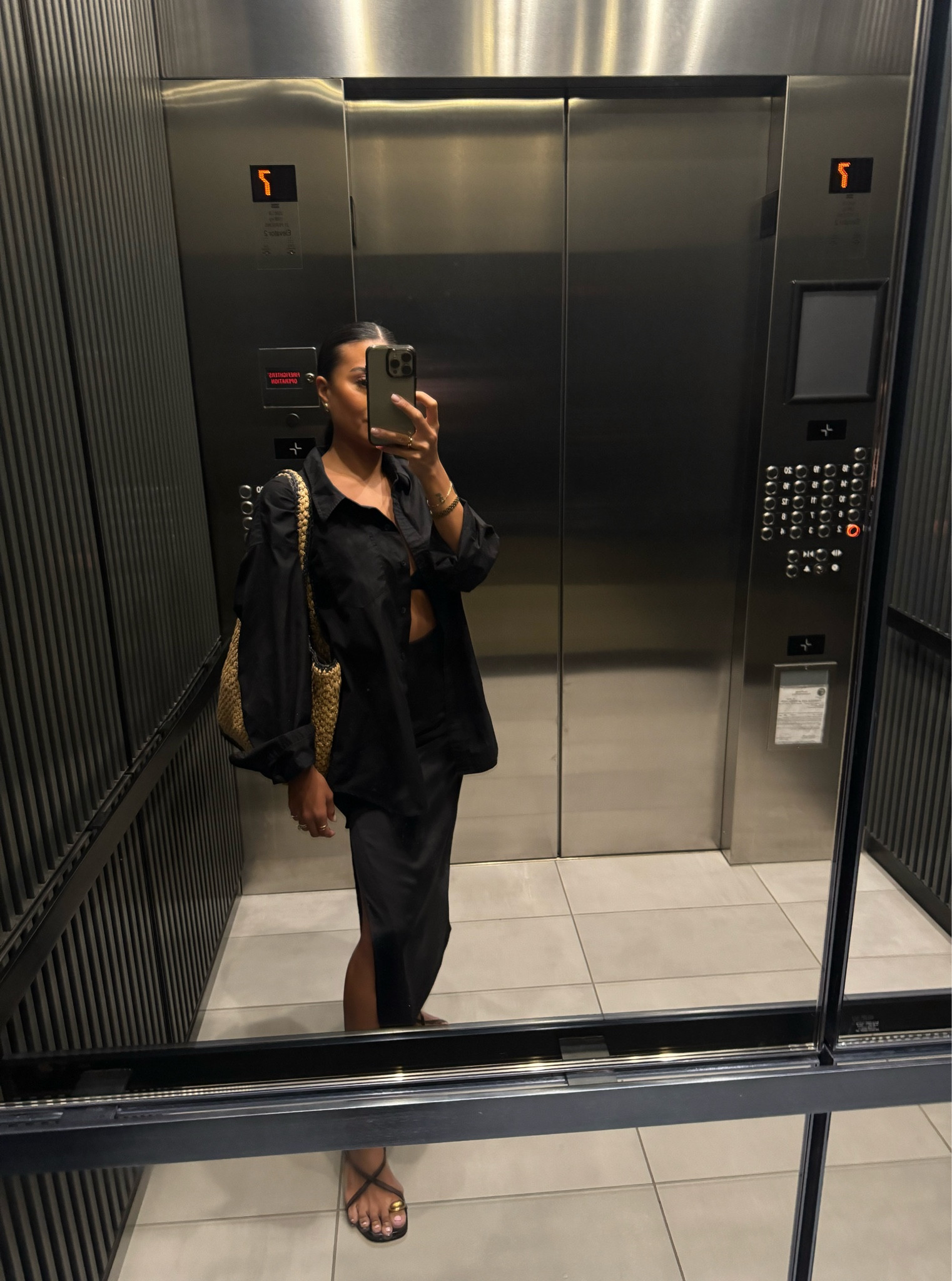 Silk skirt + my favorite button up  🤍🖤

#LTKWorkwear #LTKFindsUnder100 #LTKStyleTip