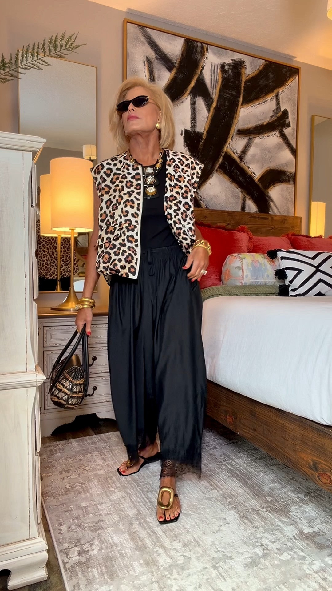 I love this easy look for transitioning into fall. 
Sizes I’m wearing 
Vest/med
Lace pants/small 
Necklace one of a kind vintage Deep South

#LTKgrwm #LTKootd #LTKvlog