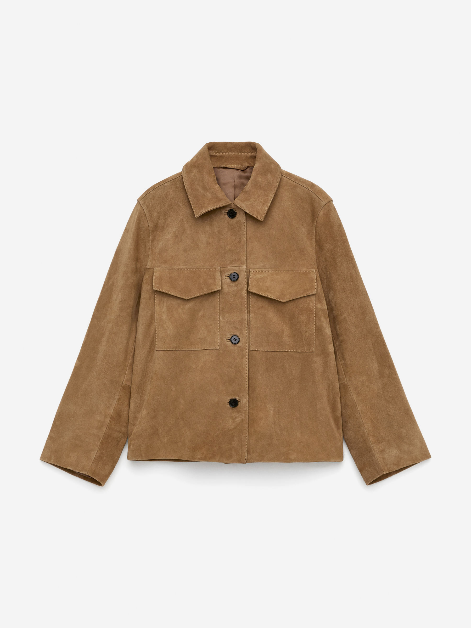 Suede Jacket – Beige – Women – ARKET GB | Arket UK