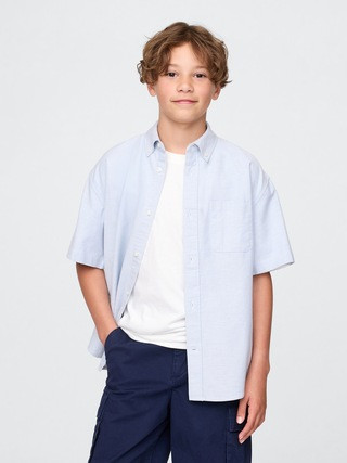 Kids Relaxed Oxford Shirt | Gap (US)