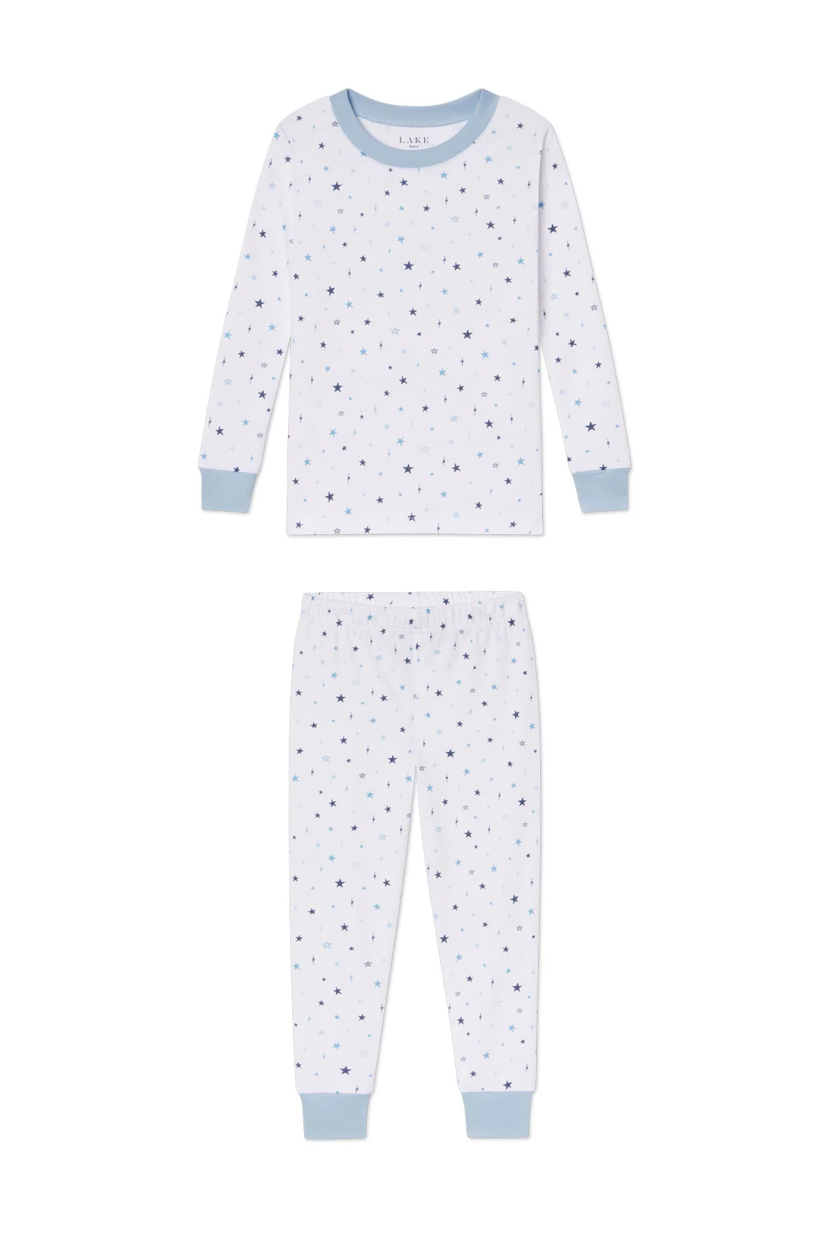 Kids Long-Long Set in Night Lights | Lake Pajamas