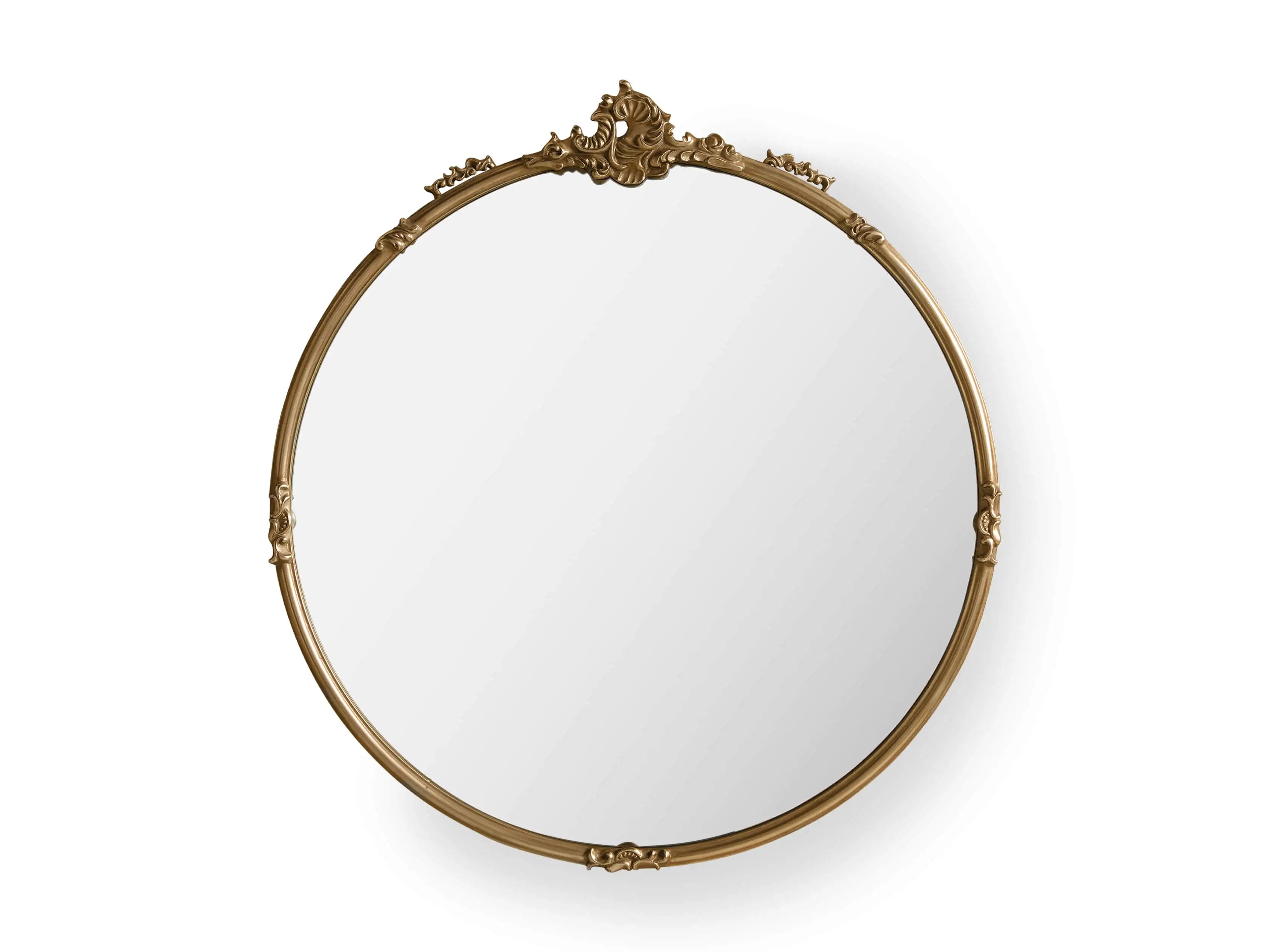 Amelie Round Mirror in Gold | Arhaus | Arhaus