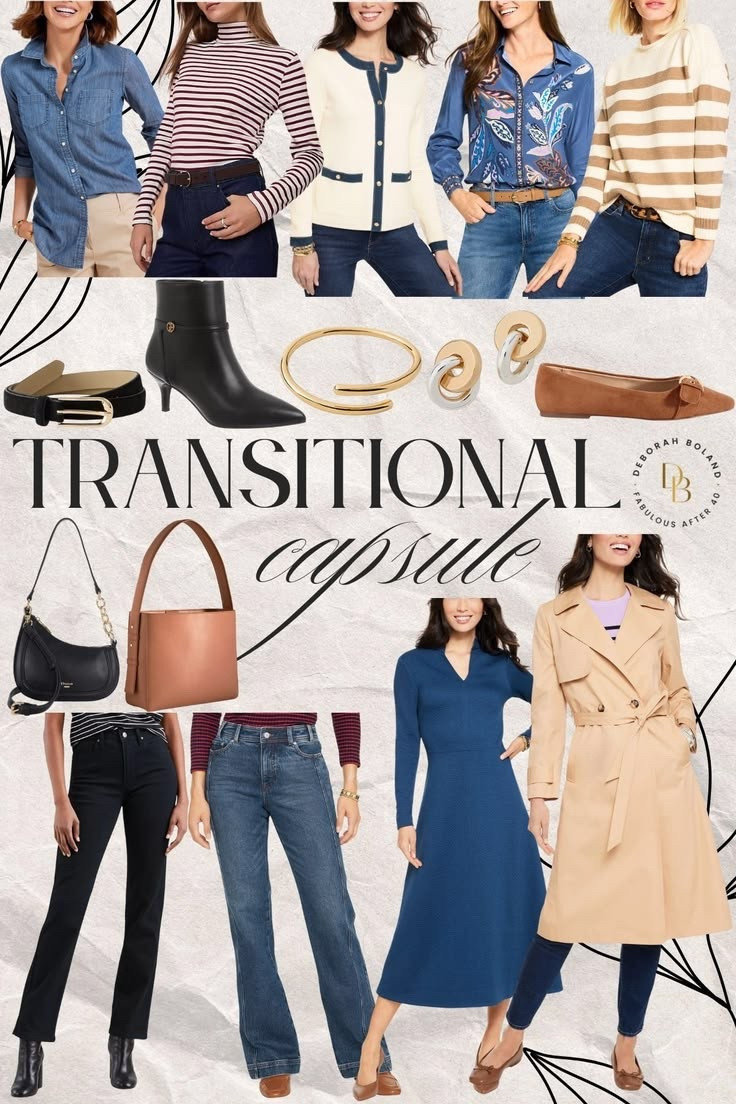 There’s something I really love about a transitional wardrobe—it’s that in-between moment where you don’t need a whole new closet, just a few thoughtful layers and pieces that work a little harder.

This capsule is all about versatility: lightweight knits for cooler mornings, easy shirts that can be layered or worn on their own, denim that goes with everything, and shoes that can handle changing weather without sacrificing style. It’s less about having more and more about choosing pieces that mix, match, and move with you through the season.

#LTKSeasonal #LTKootd #LTKOver40