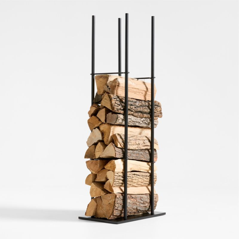 Frame Indoor/Outdoor Log Holder + Reviews | Crate & Barrel | Crate & Barrel