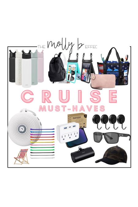 Okay y’all, here are all of my cruise must haves… and honestly, everyday must haves now, especially during the summer!
-water bottles, we live these simple modern ones, kids take them to school every day, they fit in cup holders but were so helpful in the cruise to save money and just fill these up with their filter water, lemonade, juice or tea
-backpack was so great for off boat days
-waterproof phone cases were sooo fun to let the kids take videos 
-wristlet or a crossbody was so helpful to carry all of our cruise cards, my phone, backup charger and other random small items
-love this light/minimal beach bag with allll the pockets
-portable sound machine… we wouldn’t have slept without it!  
-ditch the chair clips that rust, these bands are amazing and keep your towels secure no matter what size the chair is! 
- there are hardly any outlets in the room, this non surge (has to be non surge for a cruise) came in so handy to keep all the things charged
-my fav back up chargers are the best
-hooks were a must, the walls are magnetic so these worked amazing to hang up wet bathing suits and bath towels!!
-floatable hat & sunnies are a summer staple  

#LTKtravel #LTKfamily #LTKunder50