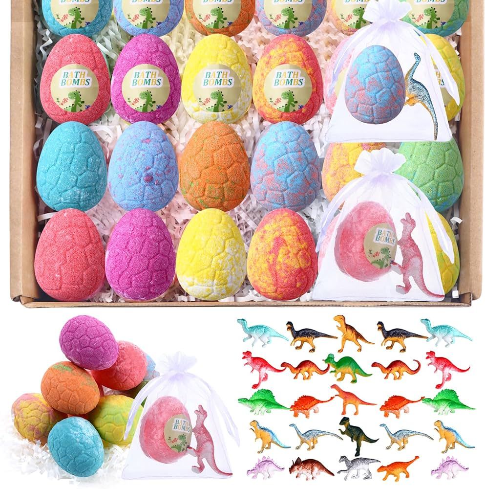 Maxcheck 24 Set Bath Bomb for Kids Gift with Surprise Inside and Individually Wrapped Kids Bath B... | Amazon (US)
