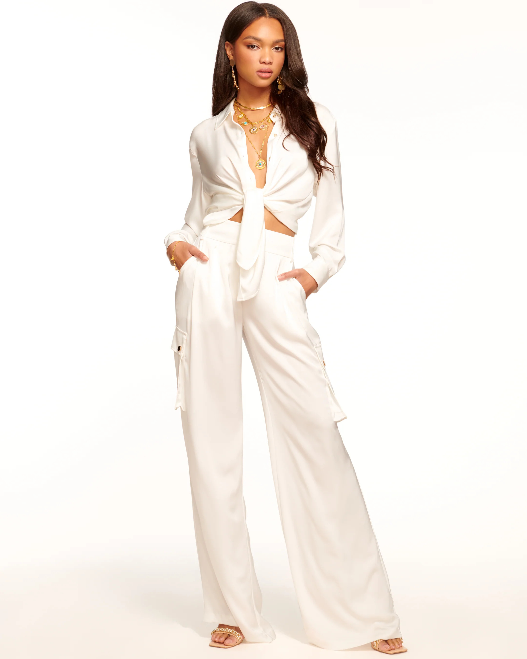 Rumer Wide Leg Cargo Pant | Ramy Brook