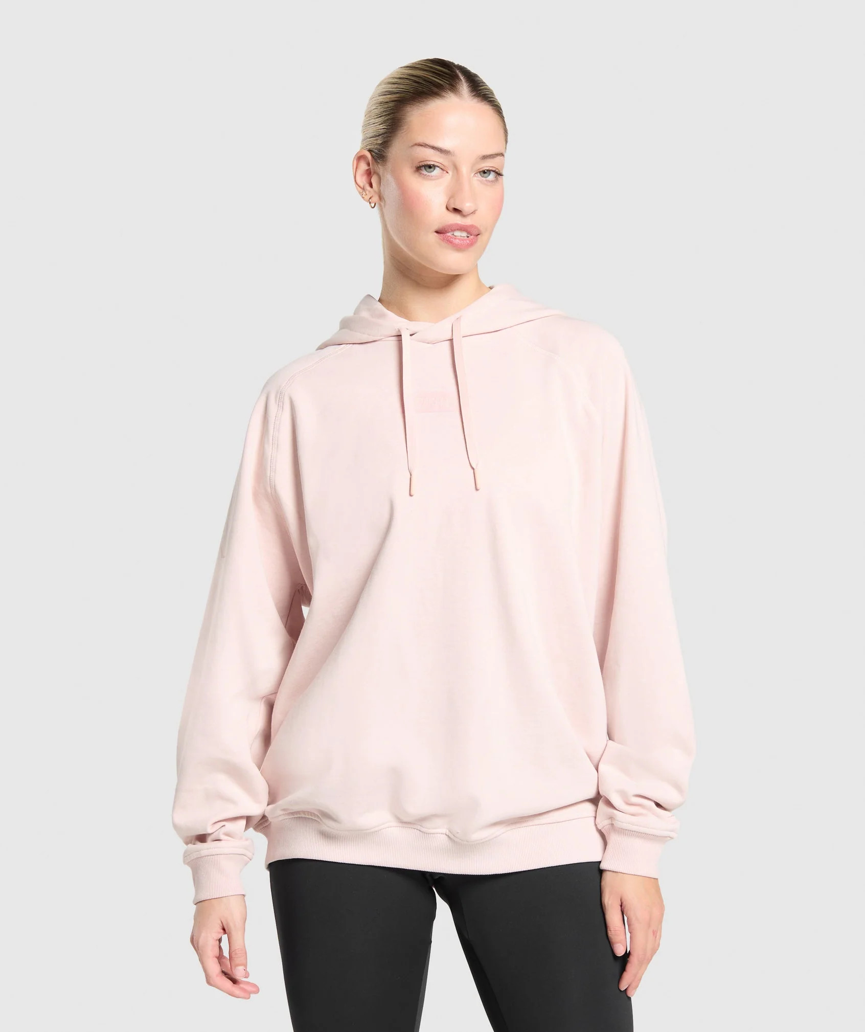 Gymshark Block Oversized Hoodie - Fair Pink | Gymshark US