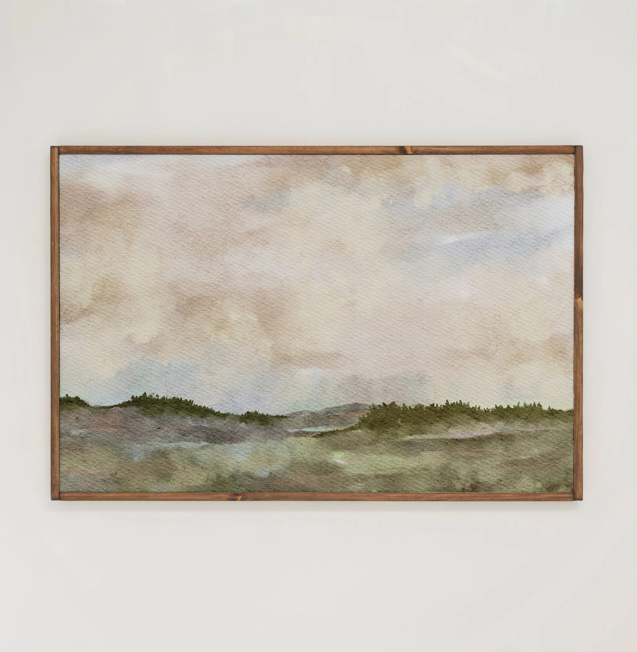 Muted Sky Art | Framed Wooden Art - Horizontal | 245 | Shop.app