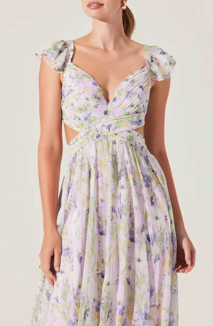 ASTR the Label Primrose Cutout Detail Maxi Dress | Nordstrom | Nordstrom