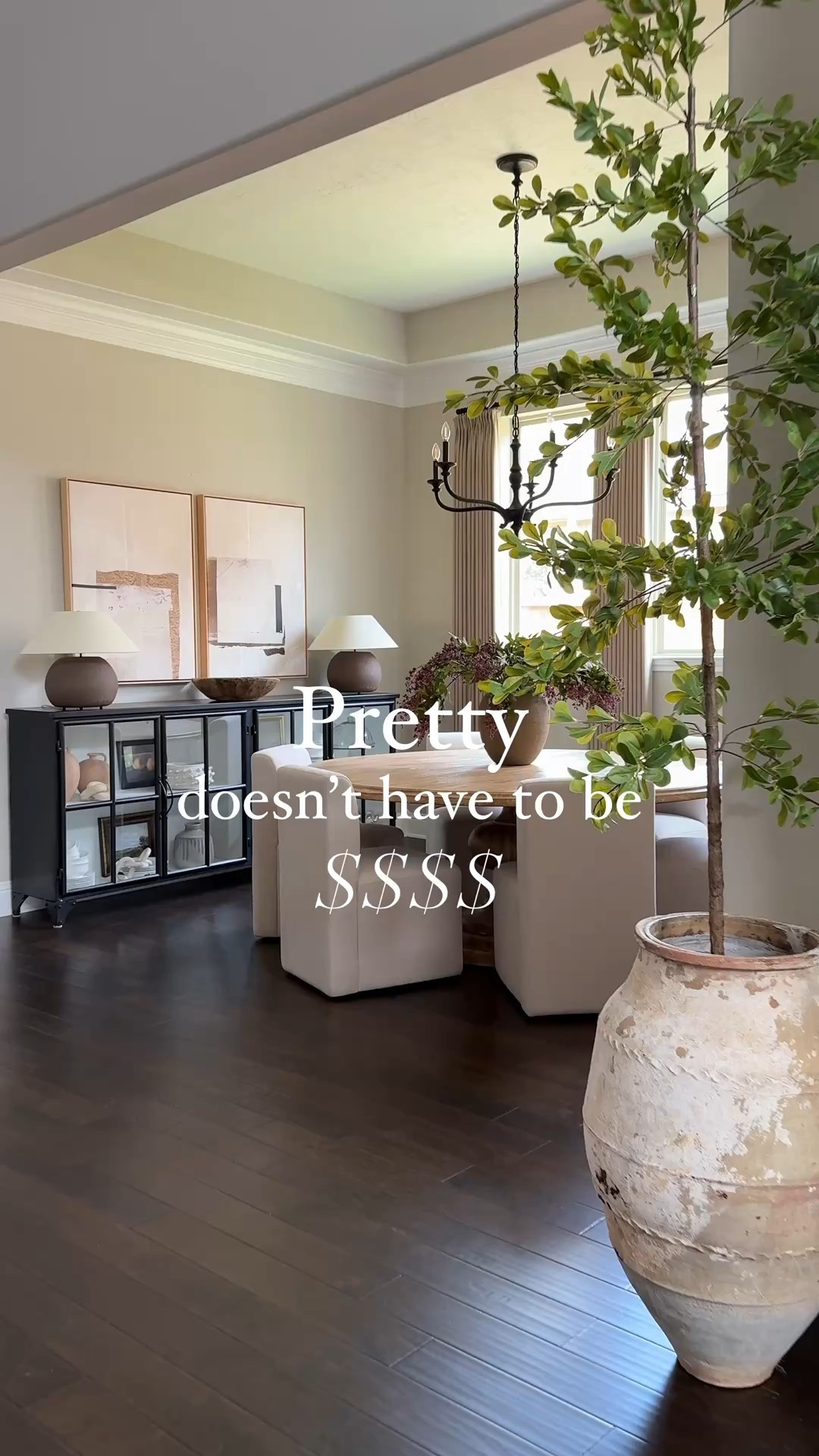 my vintage looking vases are back in stock!!! Styling my dining room with new and affordable decor — proof that you don’t have to spend a fortune to create a space that feels elevated and beautiful. A few budget-friendly pieces made all the difference in pulling this look together. Pretty doesn’t have to mean pricey 🤍

dining room styling, affordable home decor, budget-friendly decorating ideas, neutral home aesthetic, modern organic dining room, home decor on a budget, elegant home styling ideas

#LTKStyleTip 

#LTKSeasonal #LTKHome