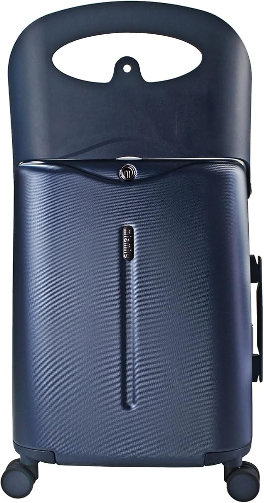 MiaMily Kids Ride-On Carry-On Suitcase with Foldable Seat, Safety Belt, TSA Lock, 4 Double Spinne... | Amazon (US)