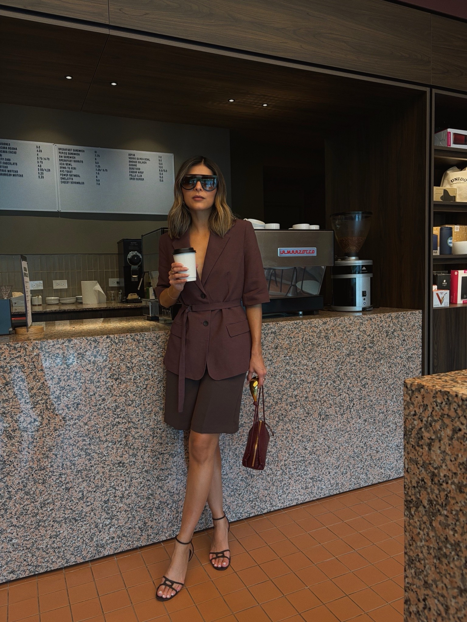A linen blazer with belt styled with a Bermuda short from Aritzia. Love this look.

#LTKdayinmylife