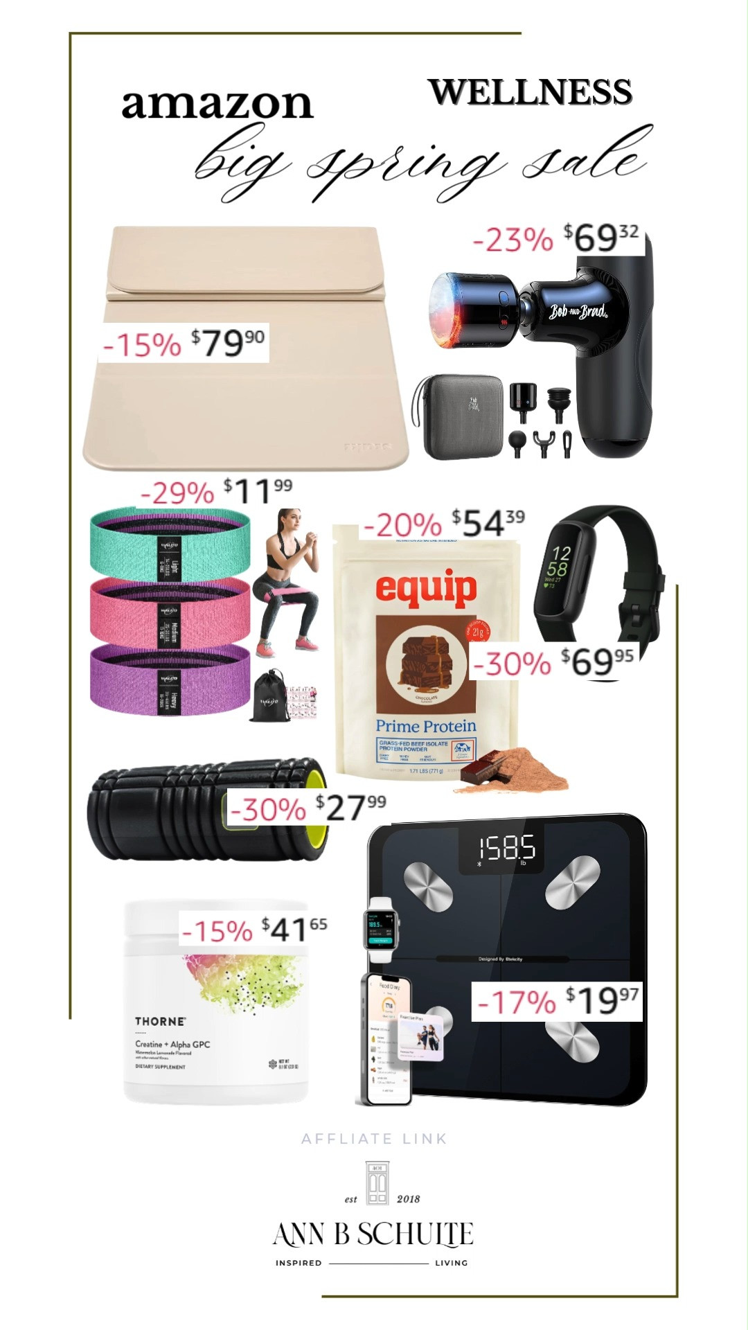 Hey friends! Check out my top picks from the Amazon Spring Sale for wellness and fitness. From protein powders to massage tools, these finds are perfect for your active lifestyle. Don't miss out! #WellnessFinds #AmazonSpringSale #FitnessGoals 

 #LTKActive #LTKSaleAlert