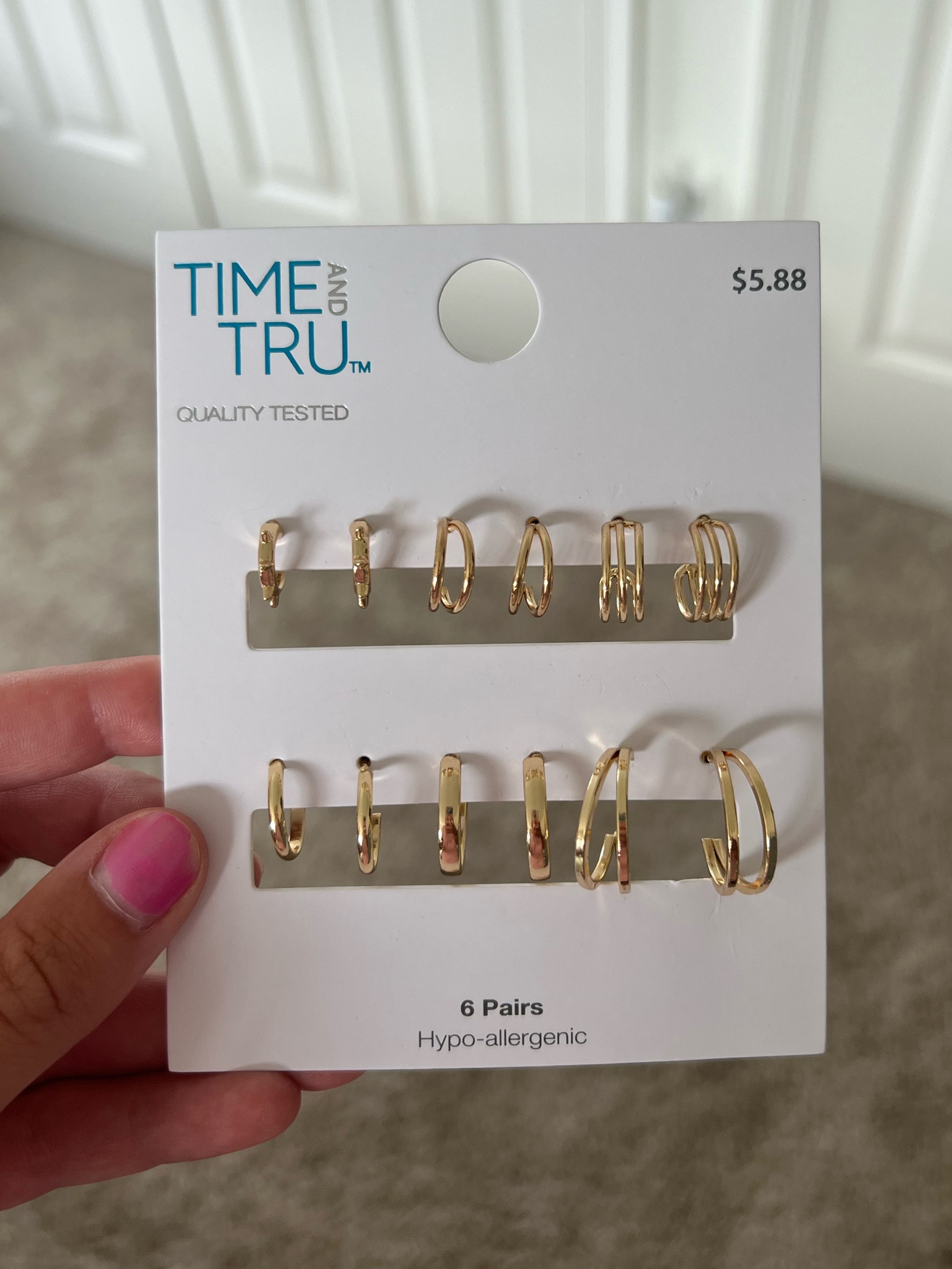 A pack of gold hoop earrings!! 

#LTKSeasonal #LTKstyletip #LTKFind