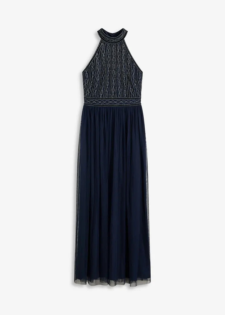 Maxikleid mit Perlenstickerei | Bonprix DE