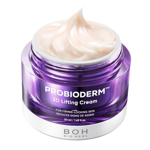 BIOHEAL BOH Probioderm 3D Lifting Cream 1.7 fl oz | Advanced Korean Anti-Aging Probiotics Facial Night Cream Moisturizer with 17-Peptide Complex & Patented Probioderm for Wrinkles on Face and Neck | Amazon (US)