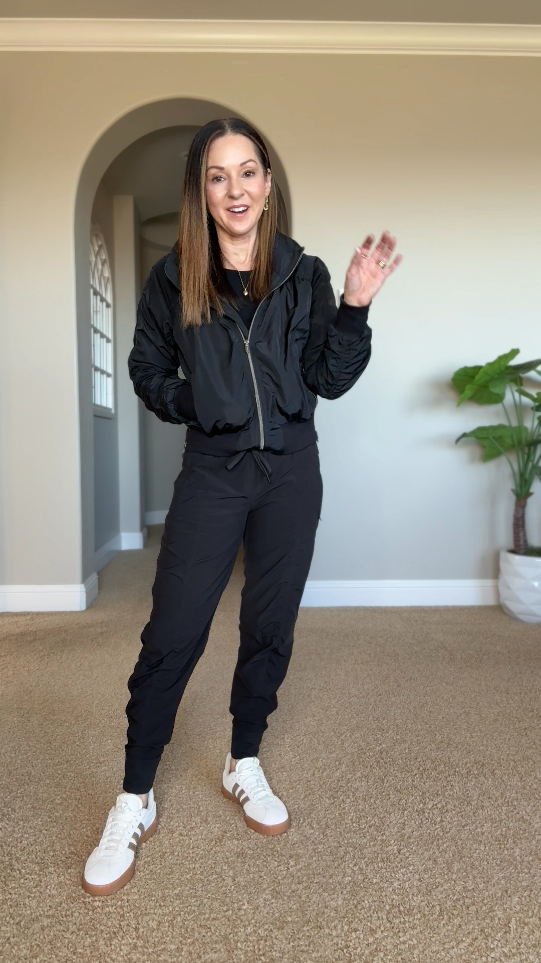 My goto everyday athleisure outfit right now. Also linking my go to lip balm and perfume.
For Reference: I’m 5’1”, 111lbs
Joggers 0 short
Long sleeve tee XS
Bomber Jacket XS Petite
Sneakers go up TTS
Crossbody linked

Winter outfit inspo, travel outfit, petite size



#LTKTravel #LTKStyleTip #LTKOver40