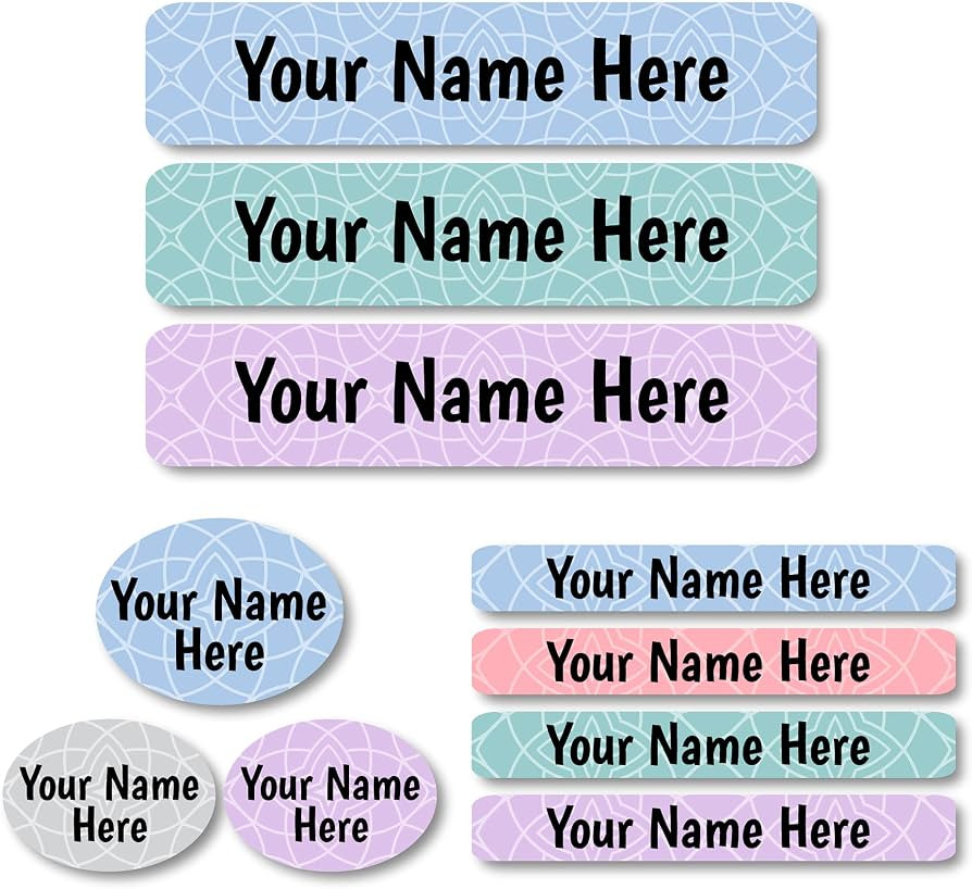 Lovable Labels Personalized Labels for Kids (85 Labels/Pack) - 3 Label Sizes Waterproof Dishwashe... | Amazon (US)
