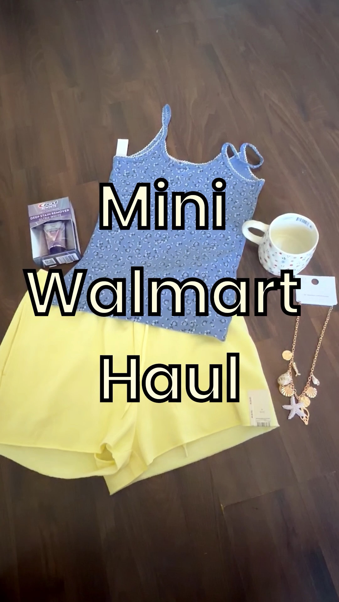 No Boundaries Pointelle Tank Top- I sized up 1 to a medium 

No Boundaries Fleece Foldover Shorts, 2'' Inseam i sized up 1 to a medium

My fav- Crest Toothpaste, 3DWhite Brilliance Deep Stain Remover Ultra White Toothpaste

Forgot to put in the haul- e.l.f. Halo Glow Silky Powder Highlighter, Soft Pearl Era

Time and Tru Starfish & Shell Charm Necklace

Mainstays Stoneware 13.5oz Floral Mug
Looks high end and only $5! Reminds me of Anthropology 


#LTKBeauty #LTKvlog #LTKselfcare